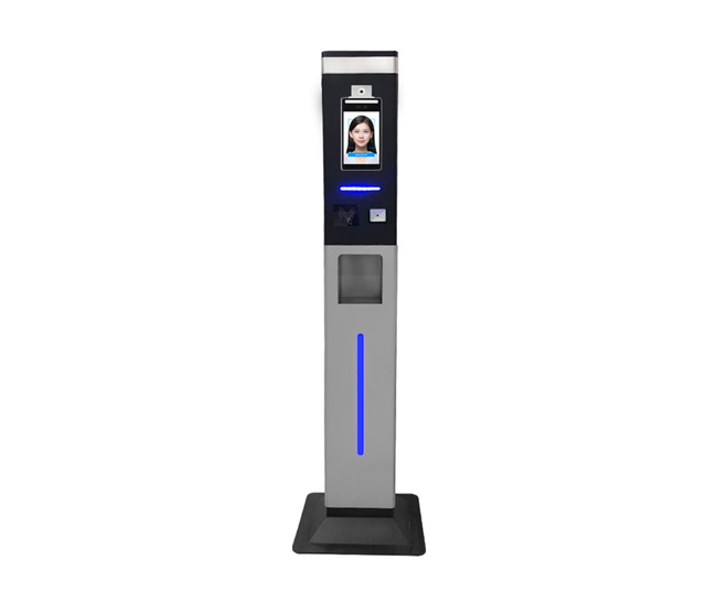 Face Recognition Thermometer and Auto Disinfectant Dispenser