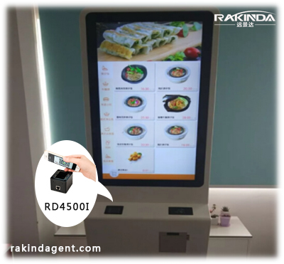 Self-service ordering machine with RD4500I