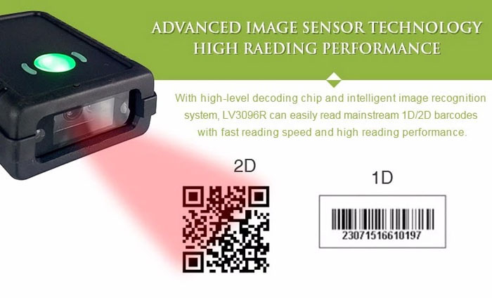 LV3096R 2D Fixed Mount Barcode Scanner