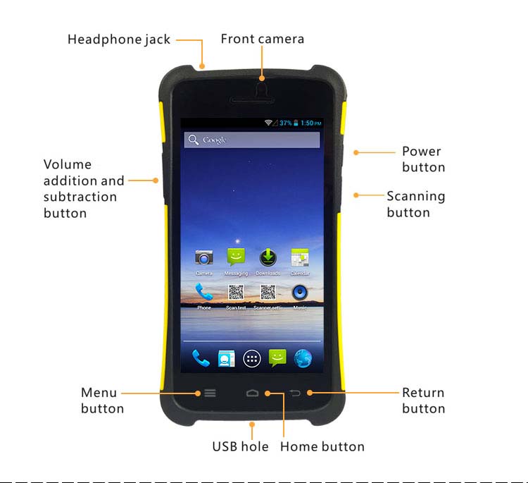 Rakinda S1 PDA Barcode Scanner