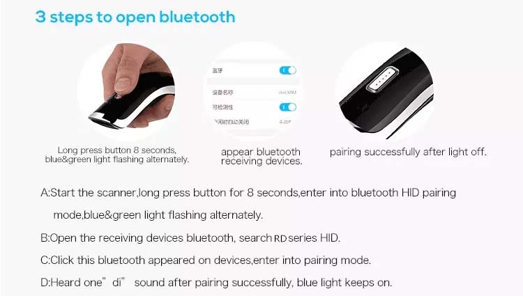 RD2 Portable 2D Barcode Scanner