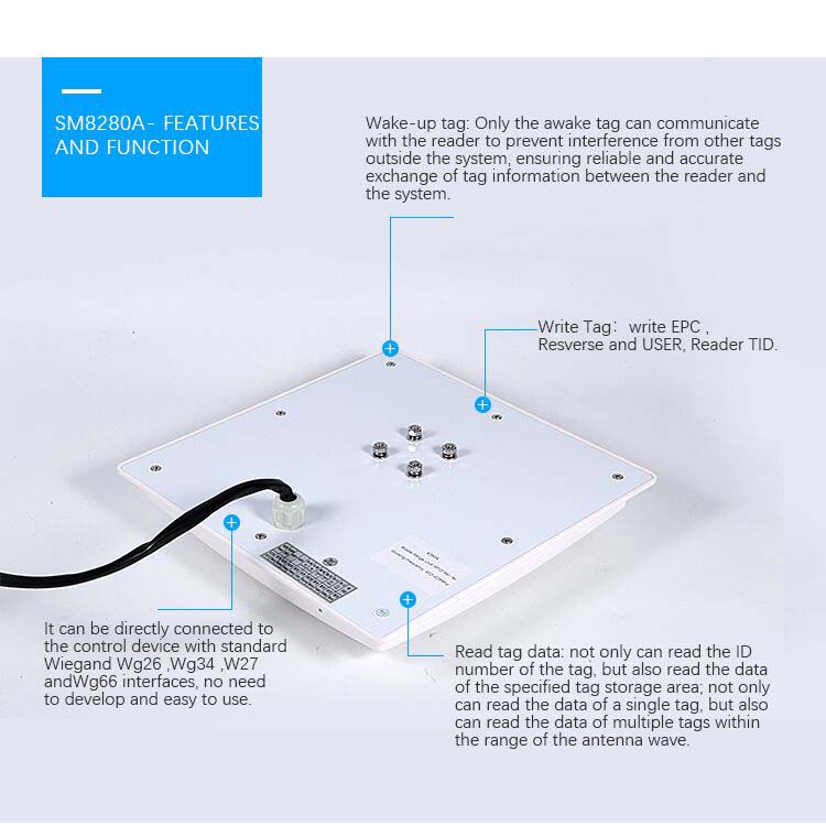 SM-8280A Middle Range UHF RFID Reader