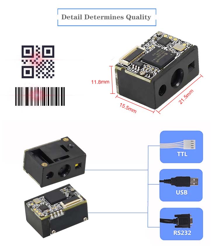 LV3085 2D Barcode Scanner Module