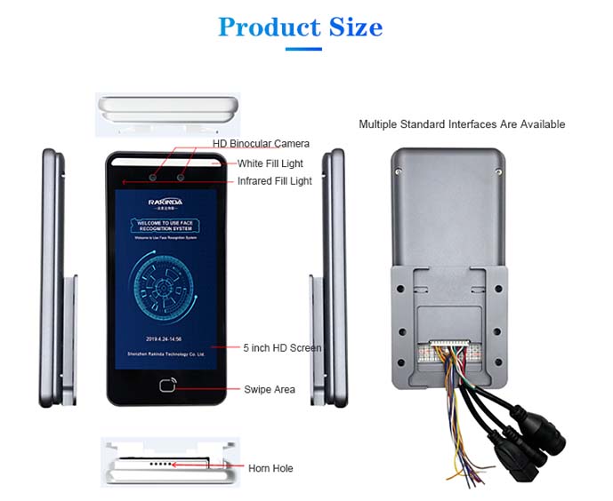 Face Recognition Card Reader Access Control System