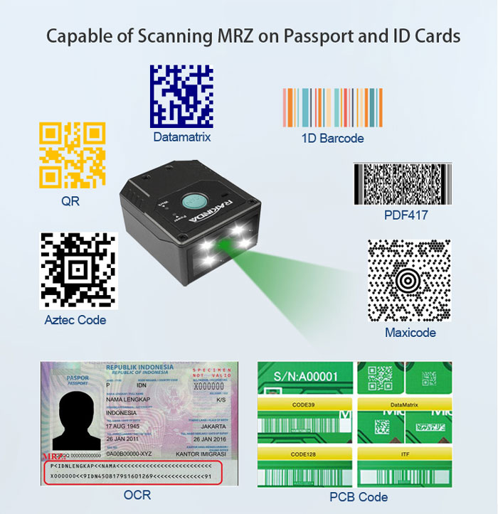 LV3000L Long Range QR Code Scanner for Parking Lot