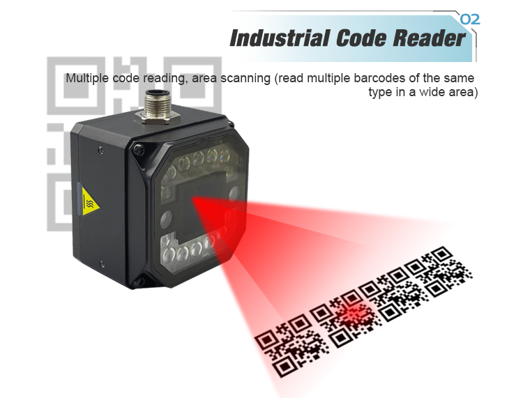 R1 Industrial Code Reader Barcode Scanner