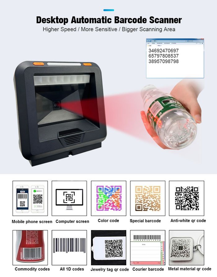 RK5000 Desktop Barcode Scanner