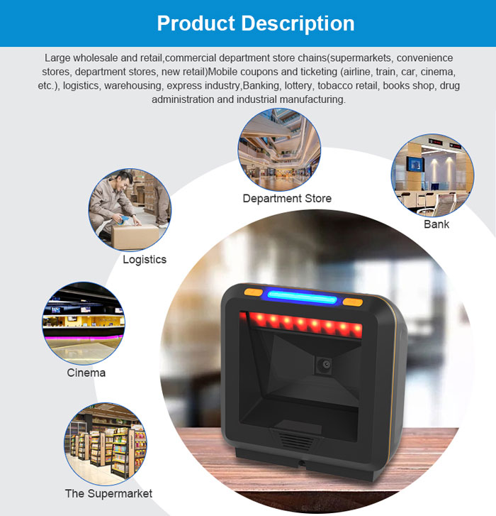 RK5000 Desktop Barcode Scanner